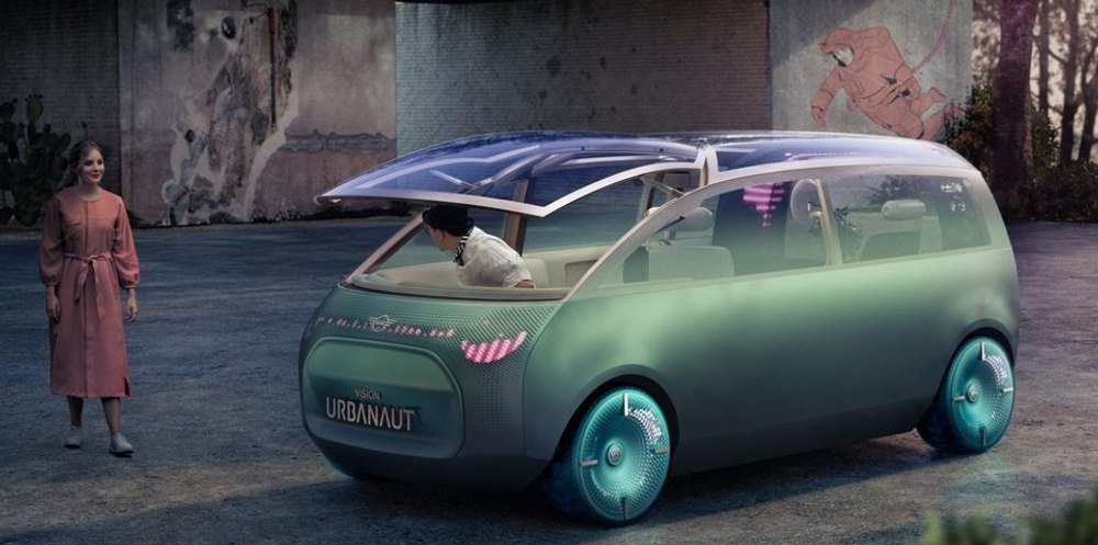 BMW представил концепт электрического фургона MINI - так автомобили могут выглядеть в автономном будущем