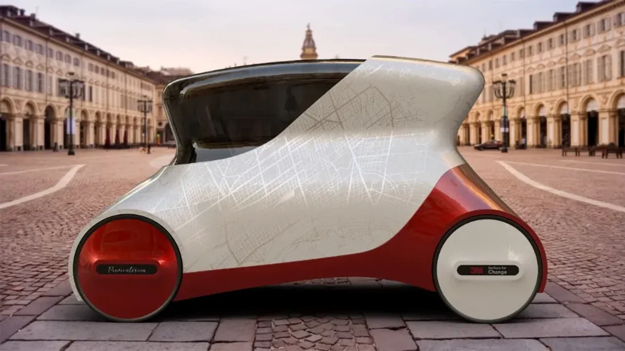 Piemontesina - концепция микроавтомобиля от дизайнера из Италии Алессандро Чеккона
