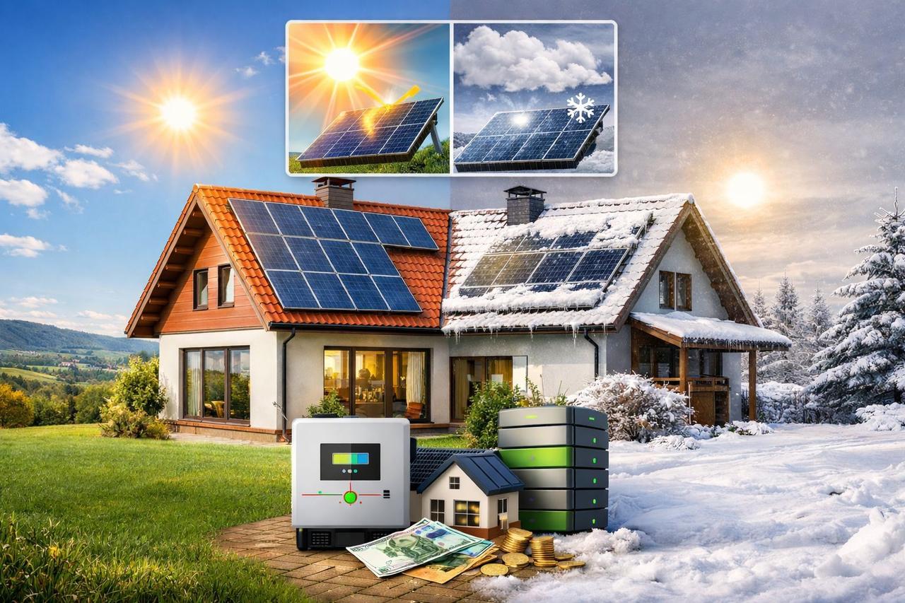 Солнечные панели для частного дома: сколько электроэнергии они реально дают в день, месяц и зимой
