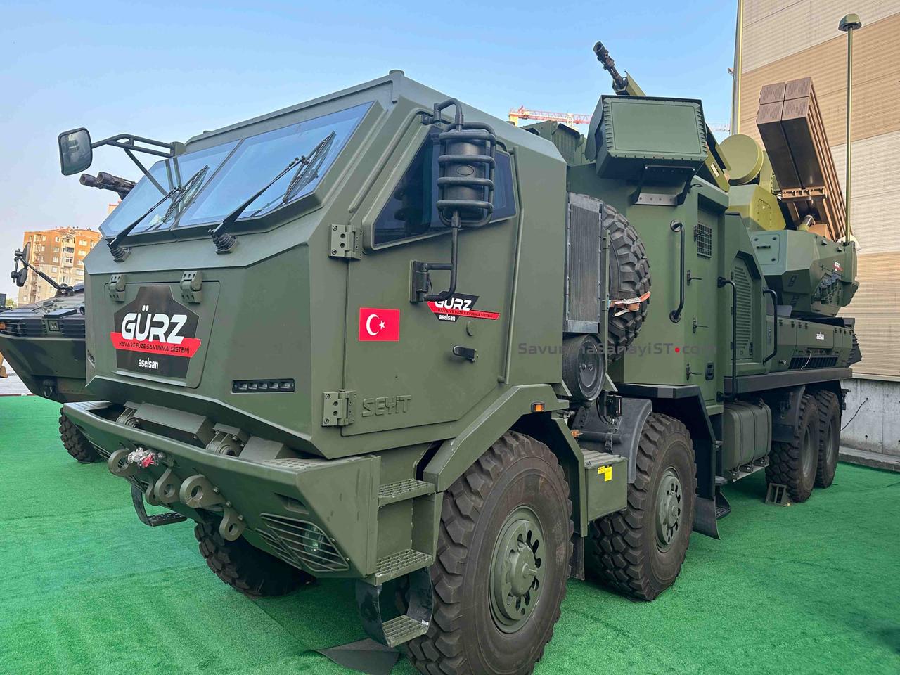 Компания Aselsan продемонстрировала ракетно-артиллерийский комплекс GÜRZ для противодействия воздушным угрозам