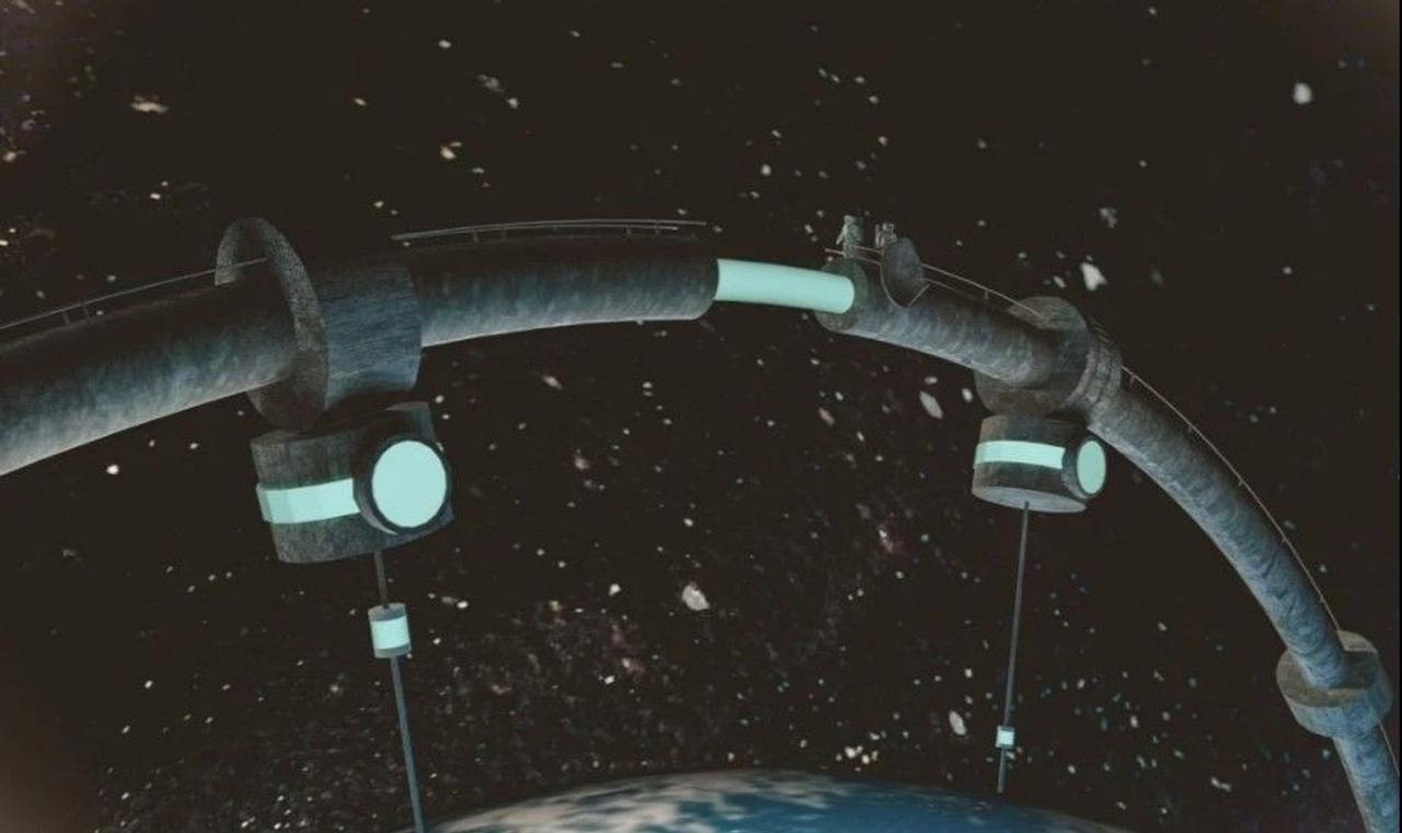 Российский инженер разработал проект космического обруча, что сделает отправку грузов на орбиту дешевле