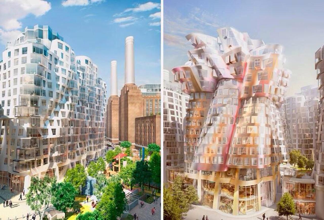Жилищный проект Prospect Place в Великобритании создает основу для культовой электростанции Battersea