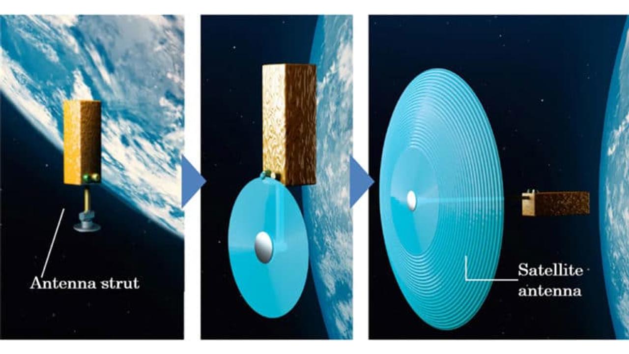 Новая технология от Mitsubishi Electric позволяет с помощью 3D-печати изготавливать спутниковые антенны в открытом космосе