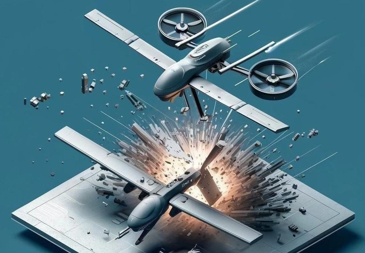 Новый дрон-камикадзе, украинской разработки, способен сбивать вражеские «Орлан» и «Ланцет» в воздухе 