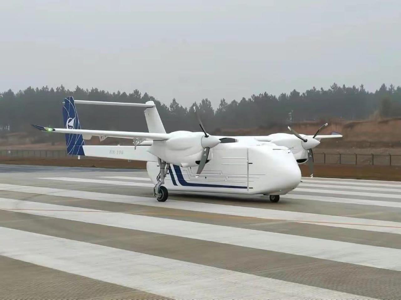 В Китае представили автономный грузовой дрон HH-100 грузоподъемностью 700 кг, дальность полета 520 км 
