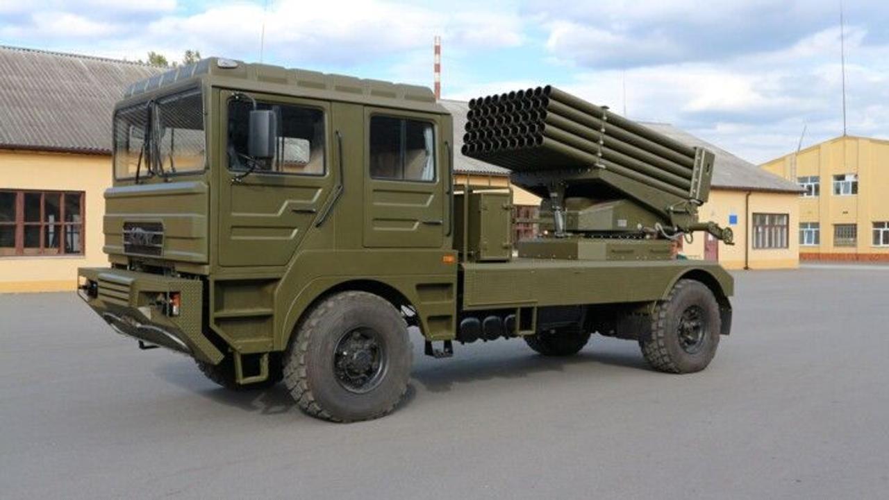 Украинская реактивная система залпового огня «Берест» - имеет увеличенную мощность для поражения враждебных целей
