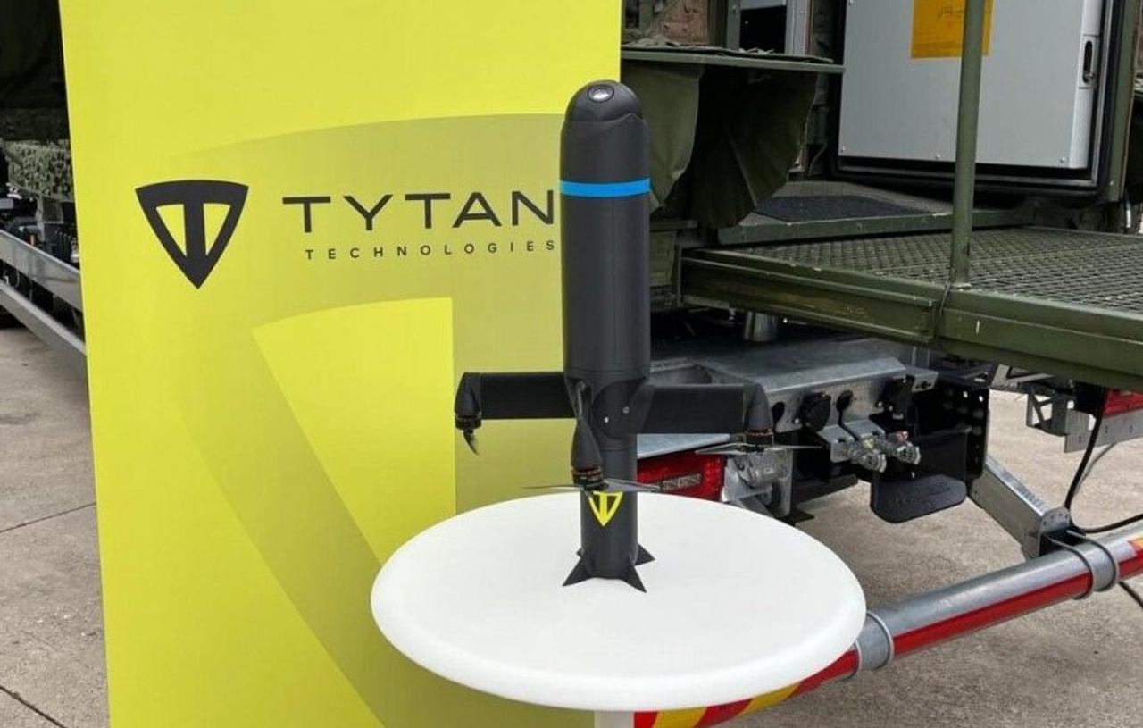 TYTAN Technologies представила дрон-перехватчик Interceptor S с ИИ для защиты бронетехники от ударных FPV-дронов