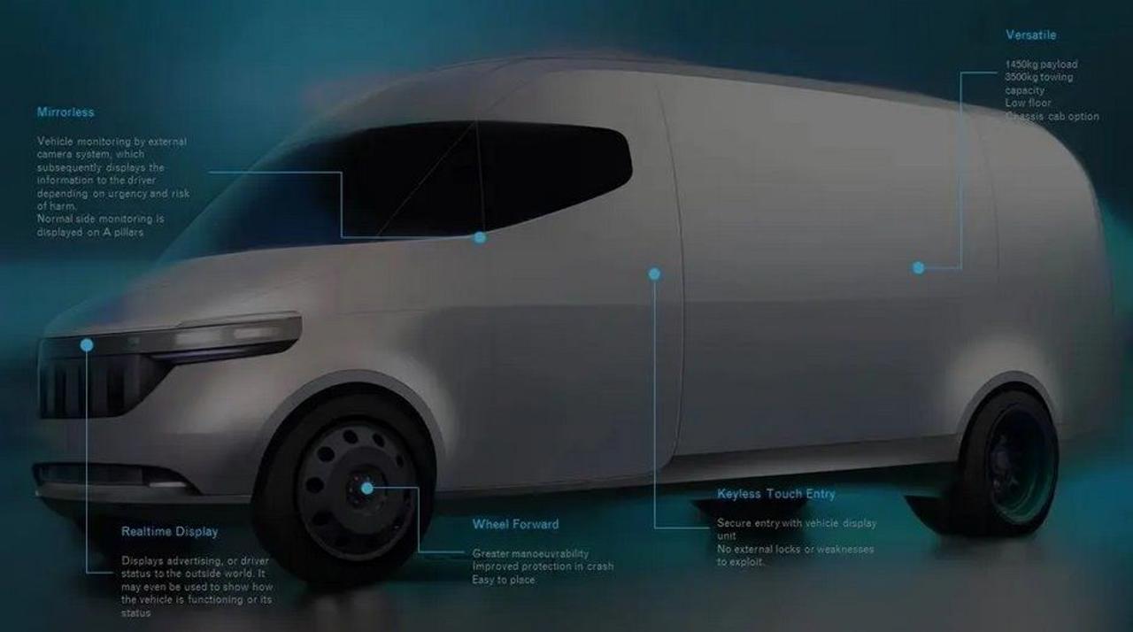 Британцы представили полностью экологичный водородный фургон IVe Indigo с запасом хода 900 км 