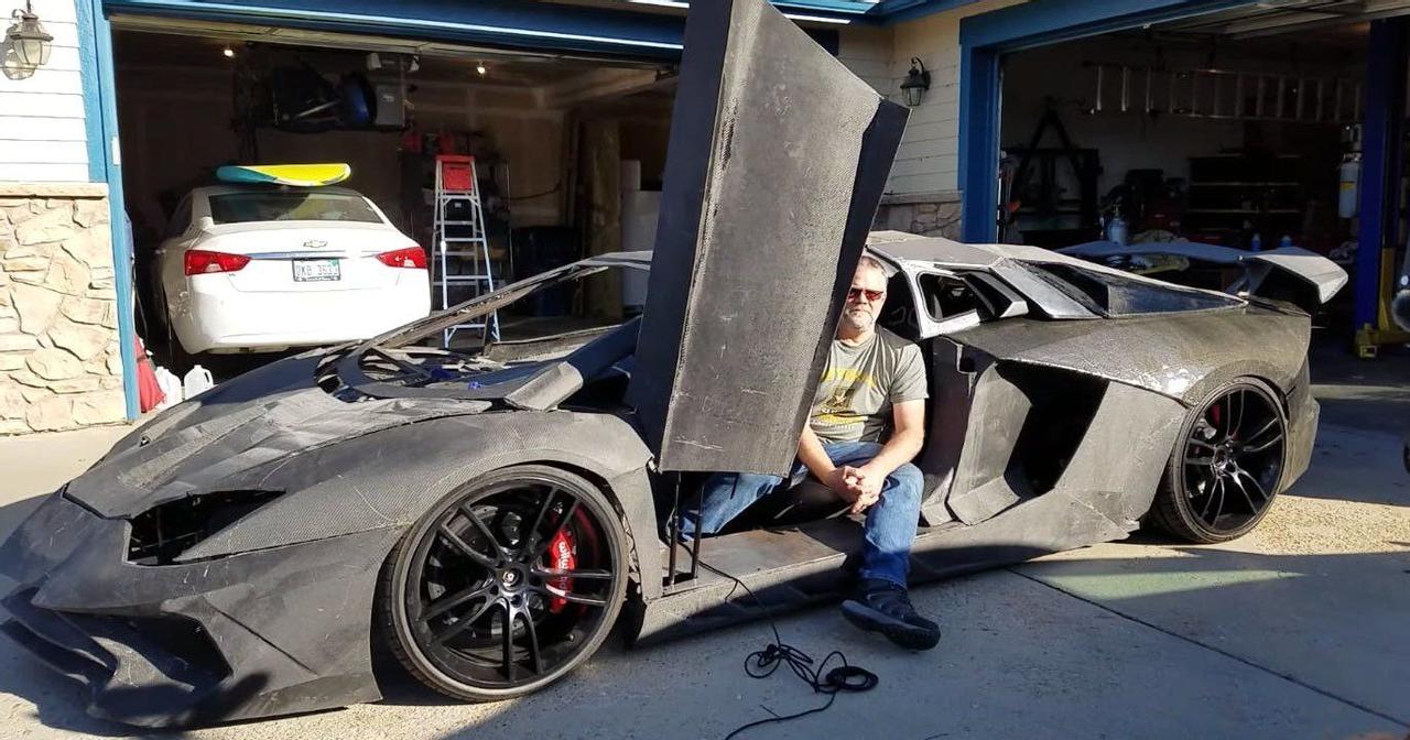В своем гараже американец напечатал Lamborghini на 3D - принтере