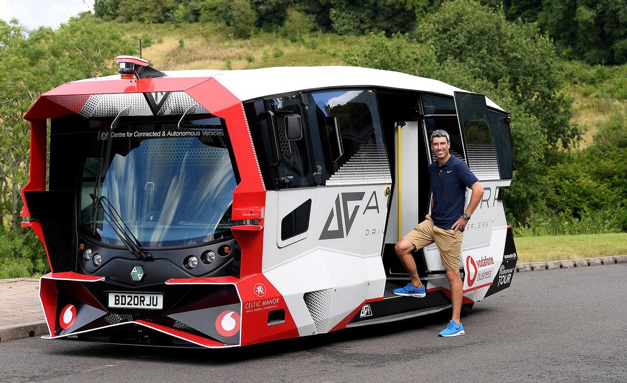 В Великобритании тестируют автономные автобусы, для перевозки пассажиров, на городских дорогах