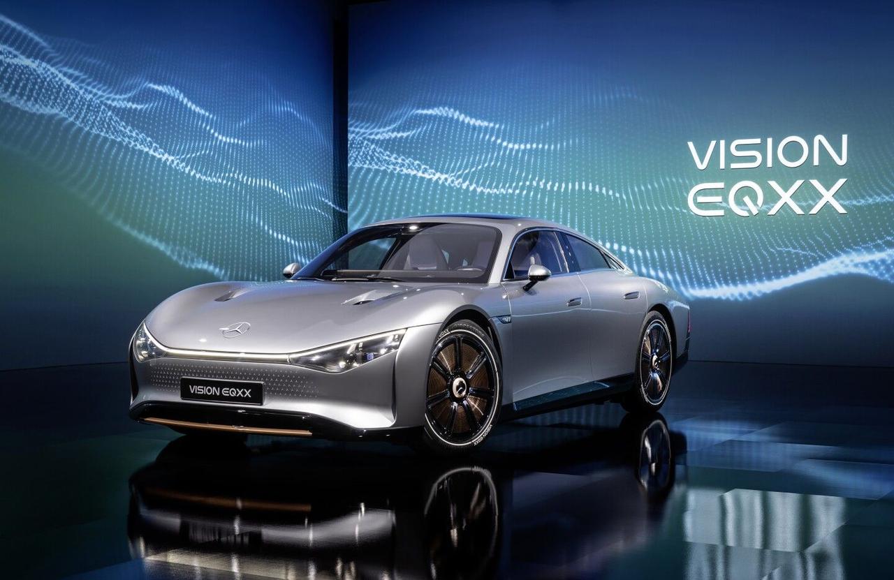 Mercedes Vision EQXX, с солнечной крышей и дальностью пробега в 1000 км, станет основным конкурентом Tesla