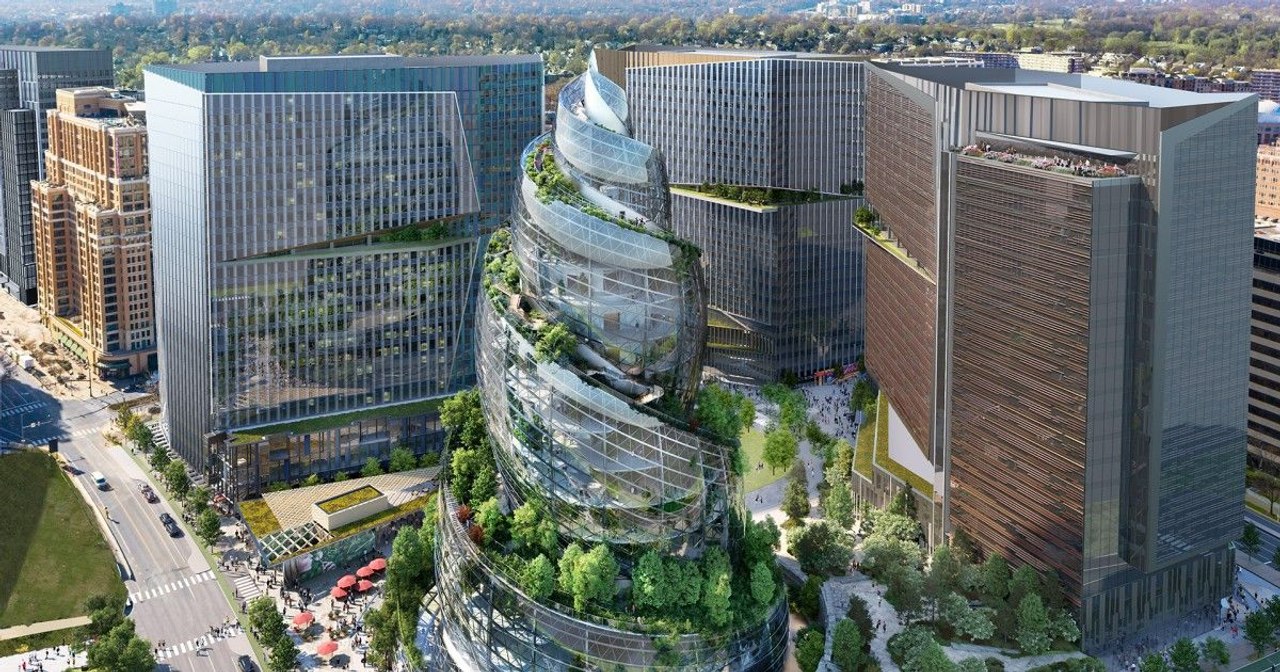 Дизайн новой штаб-квартиры Amazon вдохновлен ДНК