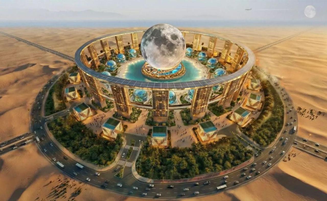 Проект Moon: гигантская искусственная Луна как новый символ глобального туризма и архитектурного футуризма