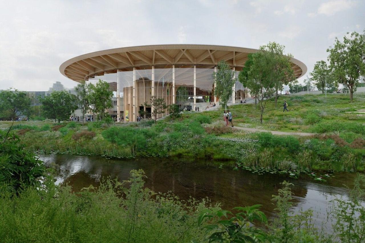 Для Volvo строят новый центр с использованием методов устойчивого деревянного строительства