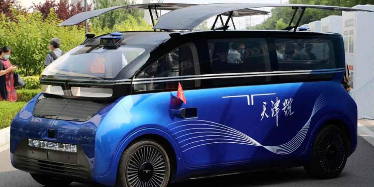 Tianjin, первый китайский автомобиль, полностью работающий от солнечной энергии