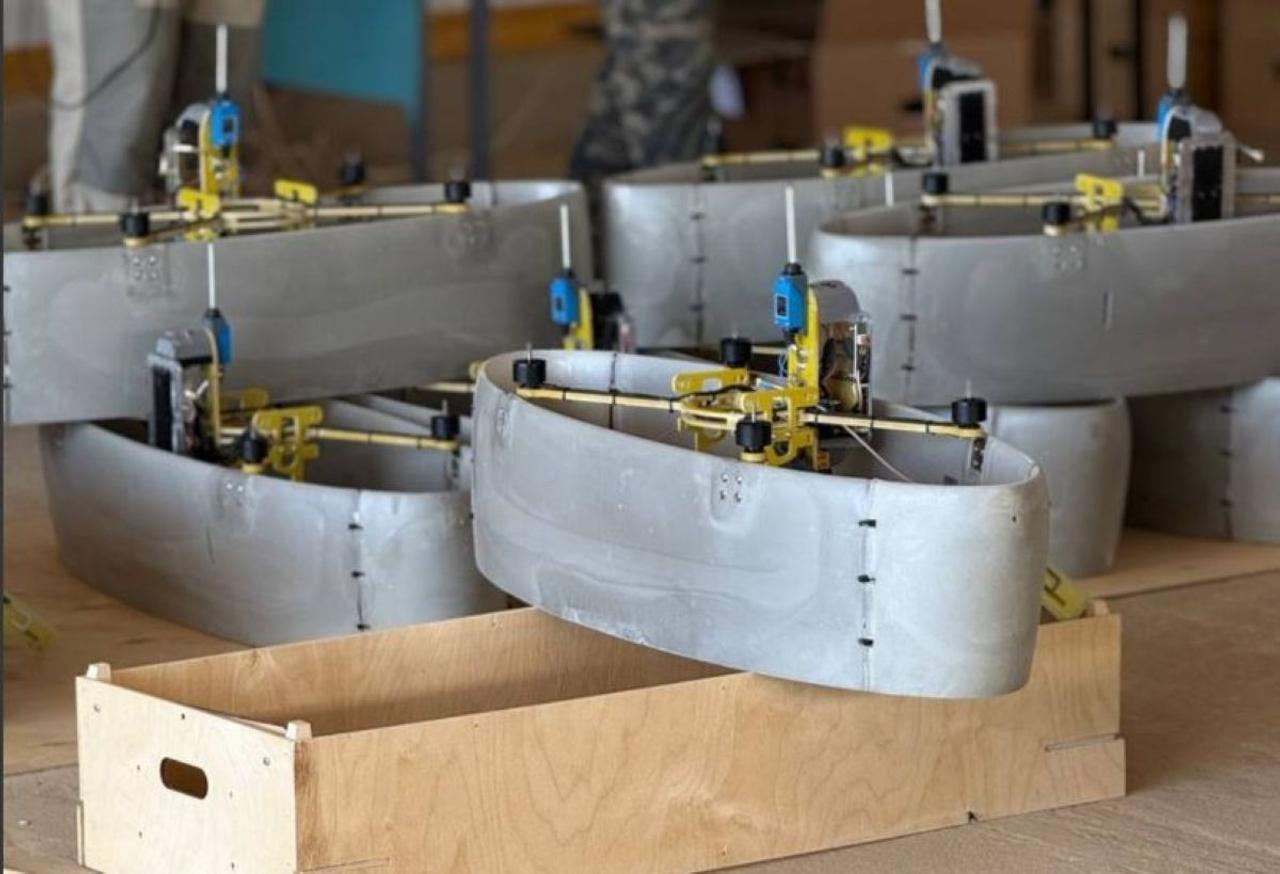 Российский «инновационный» FPV-дрон «КВС» с кольцевым крылом