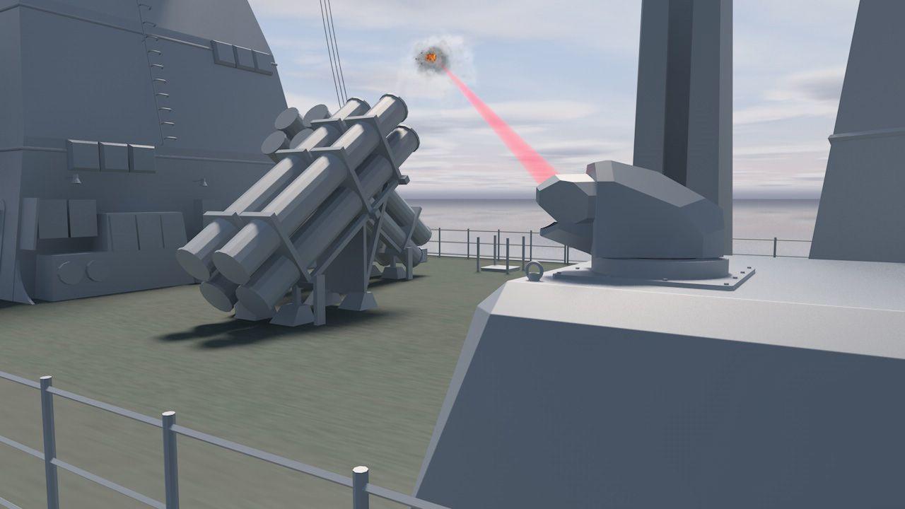 ВМС Германии провели боевые испытания высокоэнергетического лазерного оружия против беспилотников