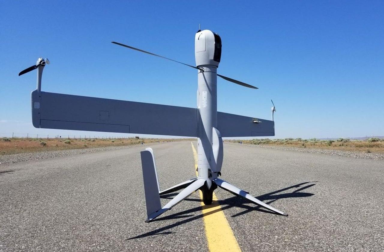Универсальный БПЛА вертикального взлета Flexrotor для разведки и длительных миссий,  продолжительность полета до 14 часов
