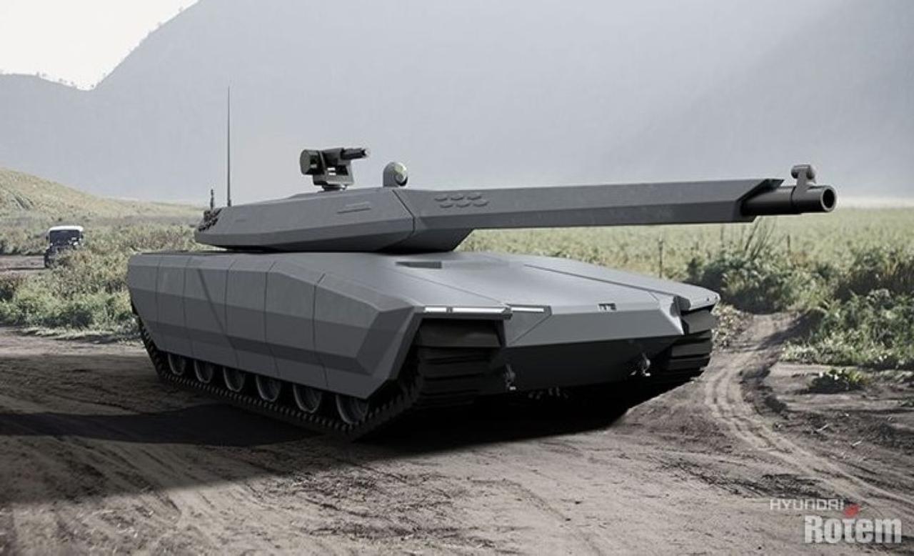 Южная Корея создаёт танк будущего K3 с искусственным интеллектом, 130-мм пушкой и гибридной силовой установкой