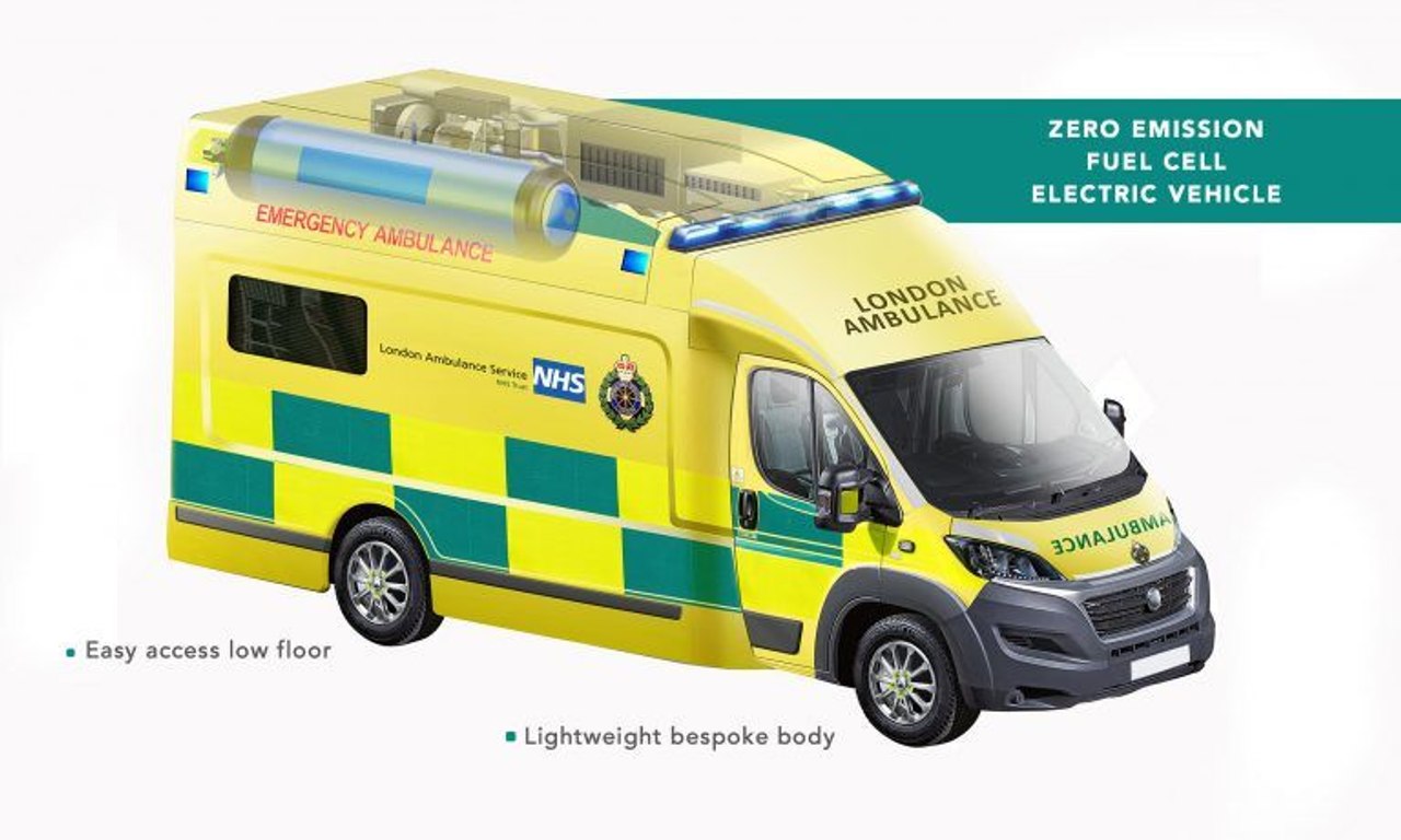 В Лондоне переведут автомобили скорой помощи на водородное топливо
