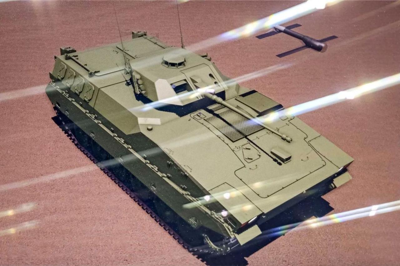 Mitsubishi представила концепцию беспилотной боевой машины на базе Type 89 с барражирующими боеприпасами Switchblade 600