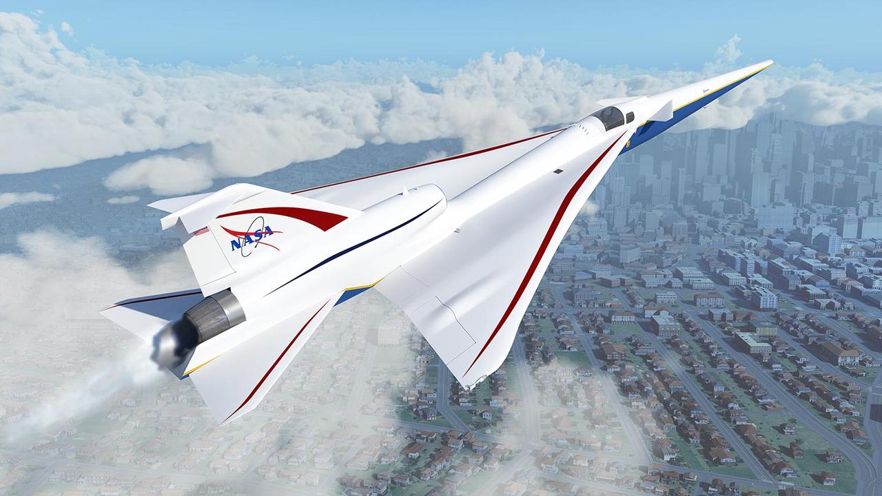 NASA создает бесшумный сверхзвуковой самолет X-59 QueSST для коммерческого использования