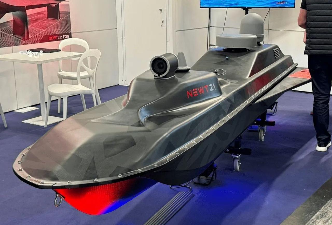 Латвийская компания NEWT21 представила высокоскоростной беспилотный катер Fog для разведки, ведения боя и спасательных операций