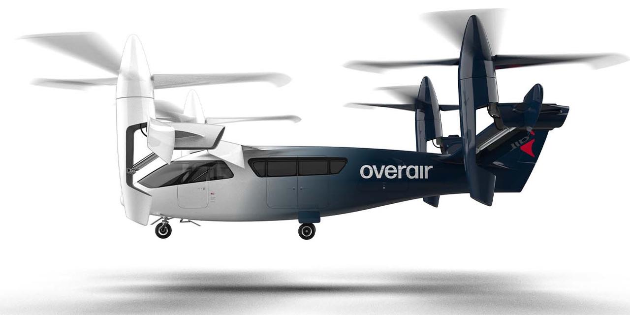 Overair выпустит воздушное такси Butterly eVTOL на 5 пассажиров в 2023 году