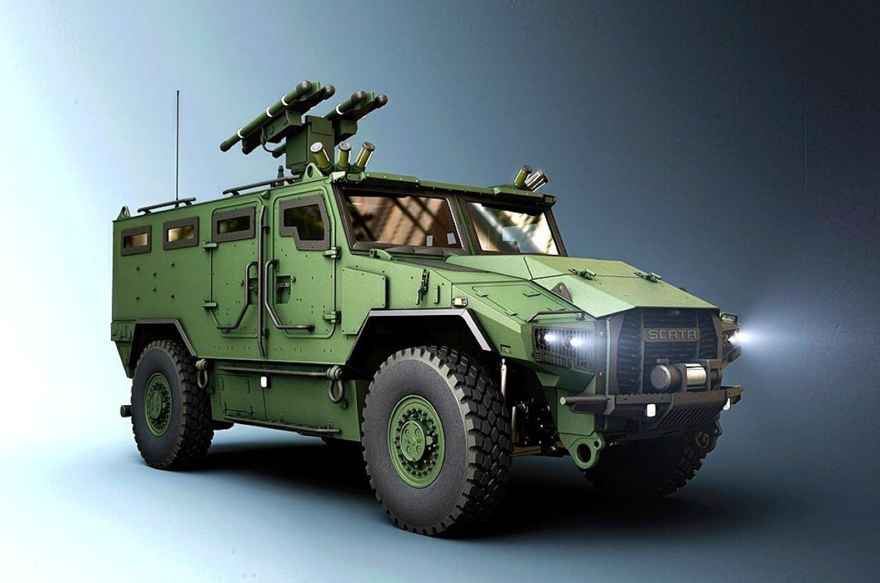 Финляндия представила новый бронеавтомобиль SCATA Mk1 с модульной защитой и потенциалом ПВО