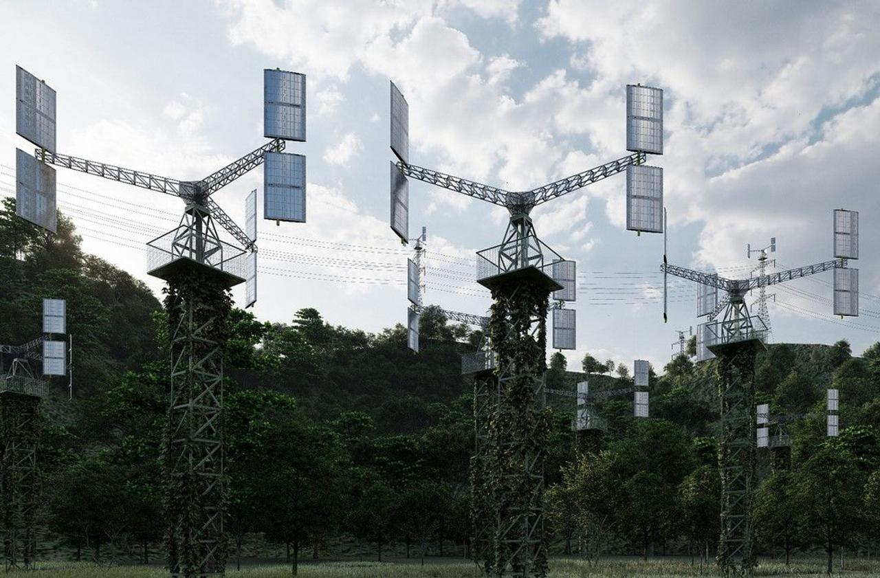 Гибридная ветрово-солнечная система Soleolico интегрирует солнечные панели в лопасти турбины и увеличивает выработку энергии