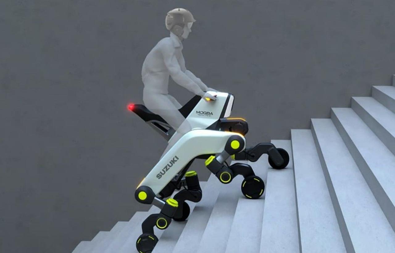 Suzuki представила 4-колесное транспортное средство, способное подниматься по лестнице