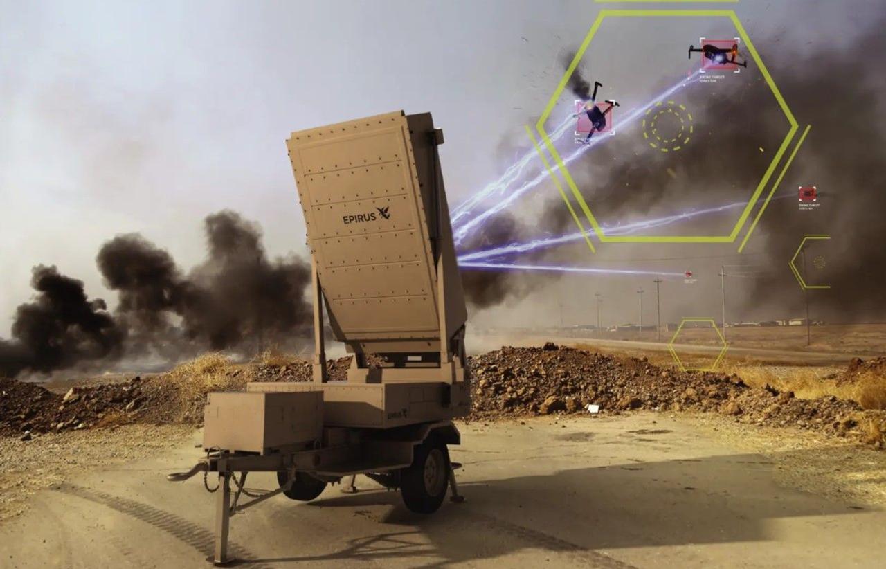 Мощное микроволновое оружие Leonidas способно сбивать стаи вражеских дронов за один раз