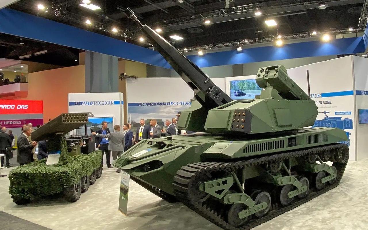 Беспилотный мини-танк Ripsaw cможет обеспечить высокомобильную защиту от беспилотников, крылатых ракет и самолетов