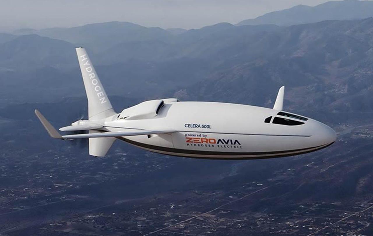 Самолет Celera 500L, с водородным двигателем, имеет дальность полета 8300 км на одной заправке