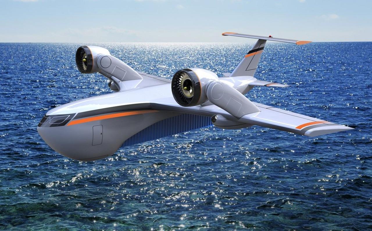  Концептуальный проект самолета Чарльза Бомбардье демонстрирует видение будущего авиации