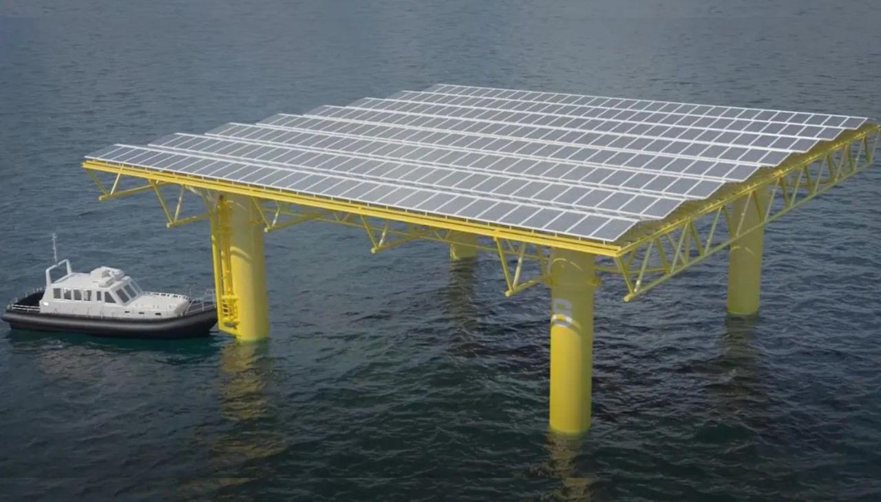 Новая морская солнечная платформа сможет выдерживать суровые условия