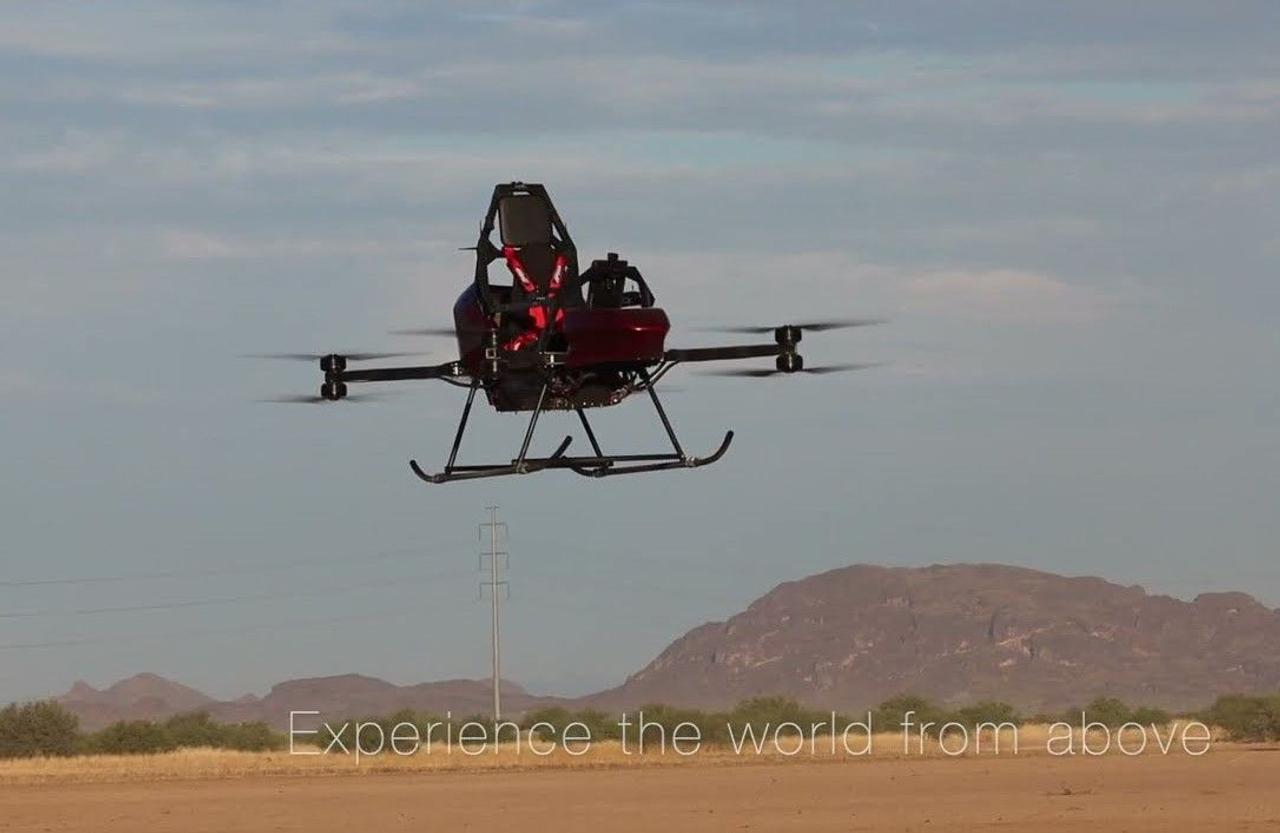 Компания Rotor X представила новый электрический индивидуальный летательный аппарат Dragon