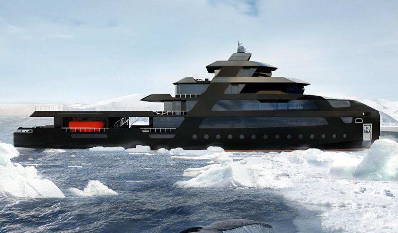Новое исследовательское судно Black Whale спроектировано так, чтобы выглядеть как косатка