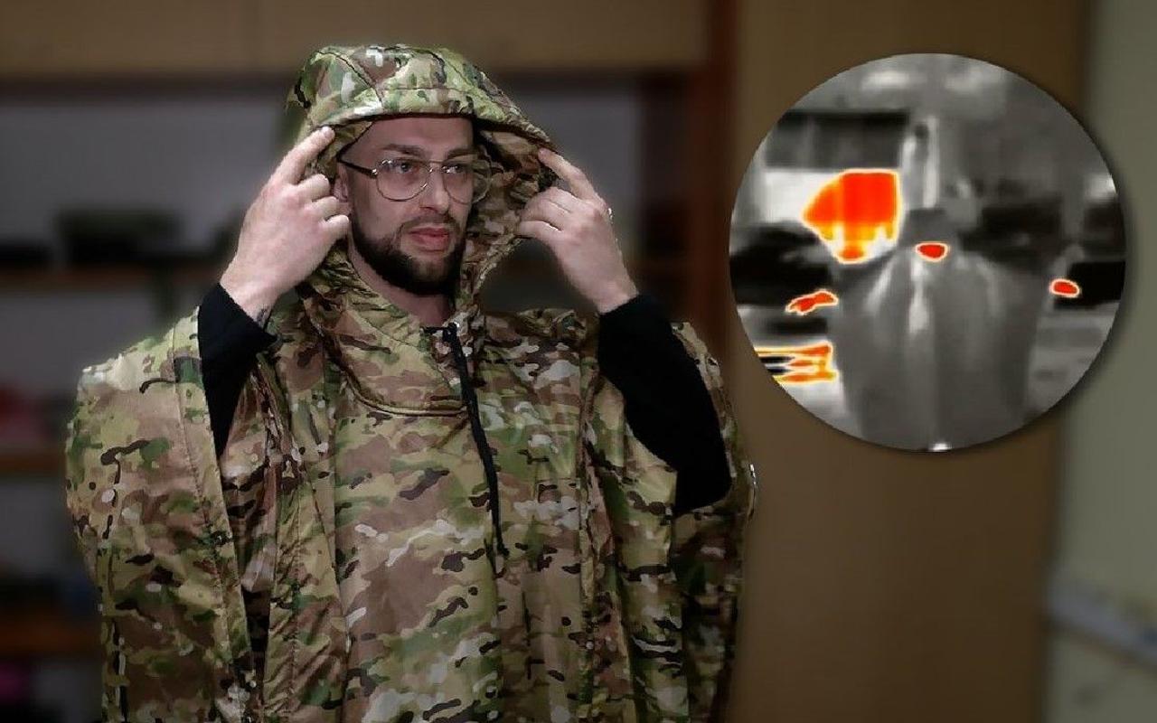 В Украине разработали пончо-невидимку для солдат, которое скрывает от тепловизора