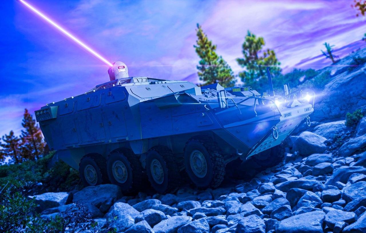 Lockheed Martin показала в работе лазерное оружие DEIMOS мощностью 50 кВт