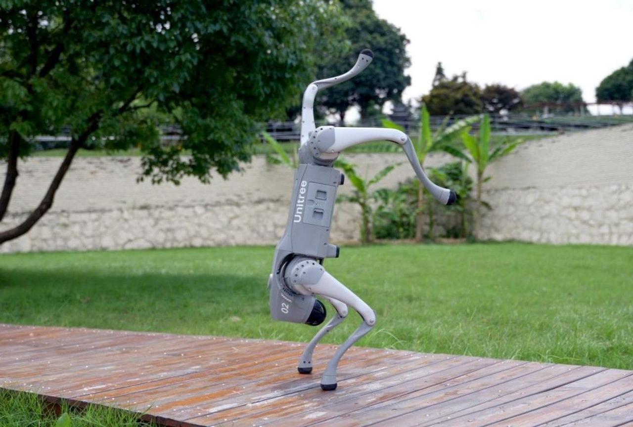 Новый робот-собака Unitree Go2, с искусственным интеллектом, способен самостоятельно принимать решения