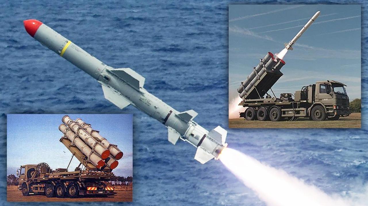 Harpoon - американская противокорабельная ракета - дальность поражения 140 - 315 км в зависимости от модификации