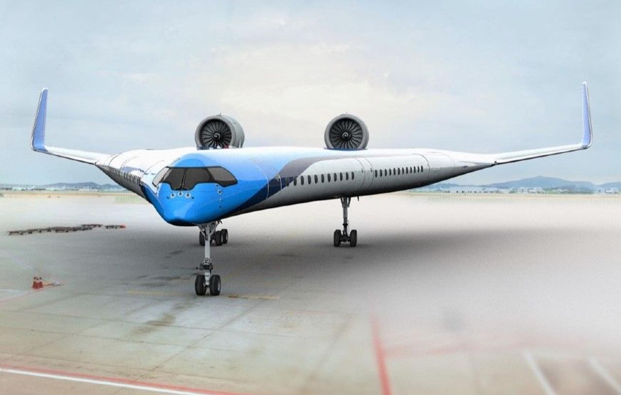 Масштабированная модель самолета будущего Flying-V совершила свой первый полет