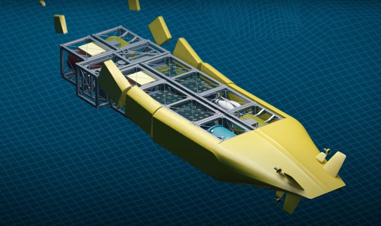 Немецкие инженеры строят подводный беспилотник длинной 25 метров, на водородном топливе