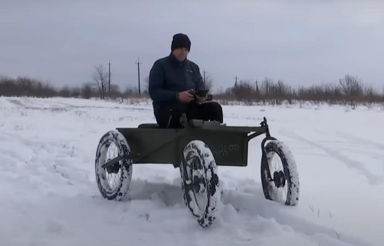 Украинцы создали автономный мотодрон-камикадзе, он вмещает 200 кг взрывчатки