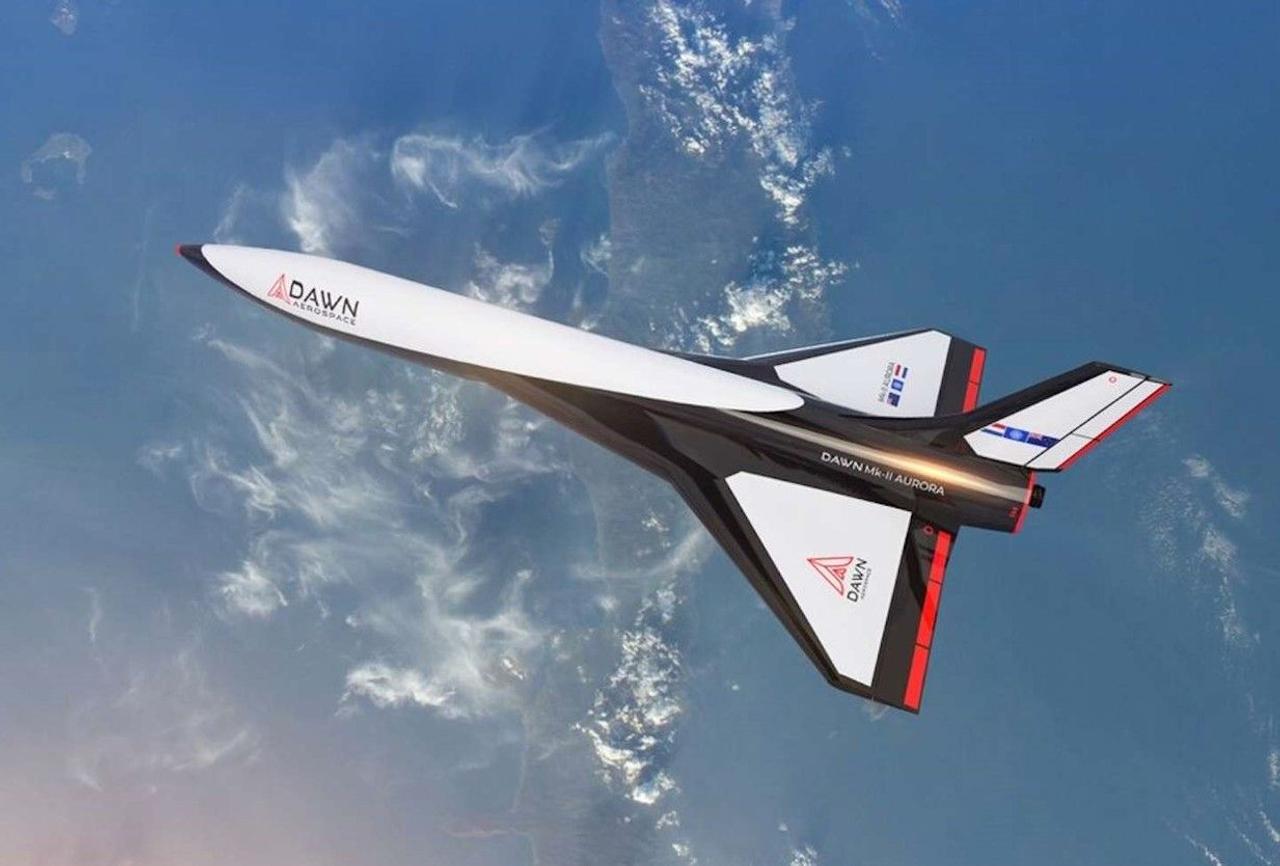 Космический самолет MK-II «Аврора» способен достигать высоты в 100 км над поверхностью Земли