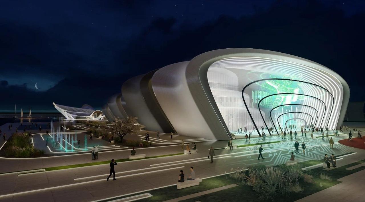 Zaha Hadid Architects смотрит в будущее Украины, разработав проект павильонов для Odesa Expo 2030