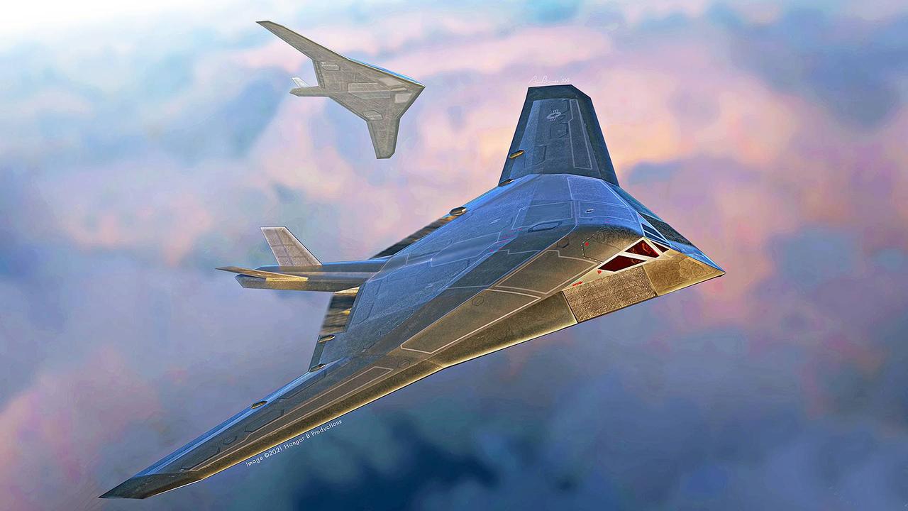 Концепт бомбардировщика-невидимки Skunk Works от компании Lockheed