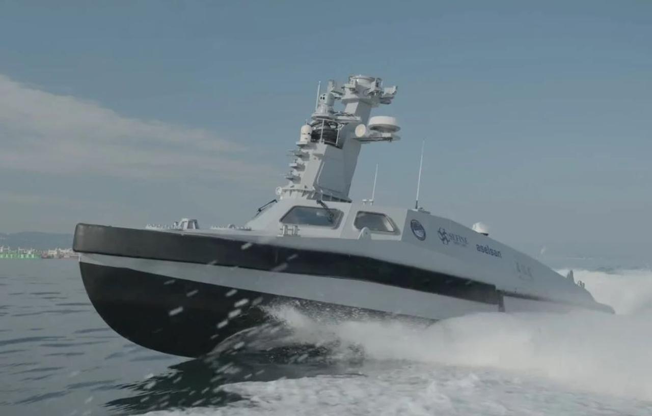 ВМС Турции приняли на вооружение первый беспилотный надводный корабль Marlin Sida TCB 1101