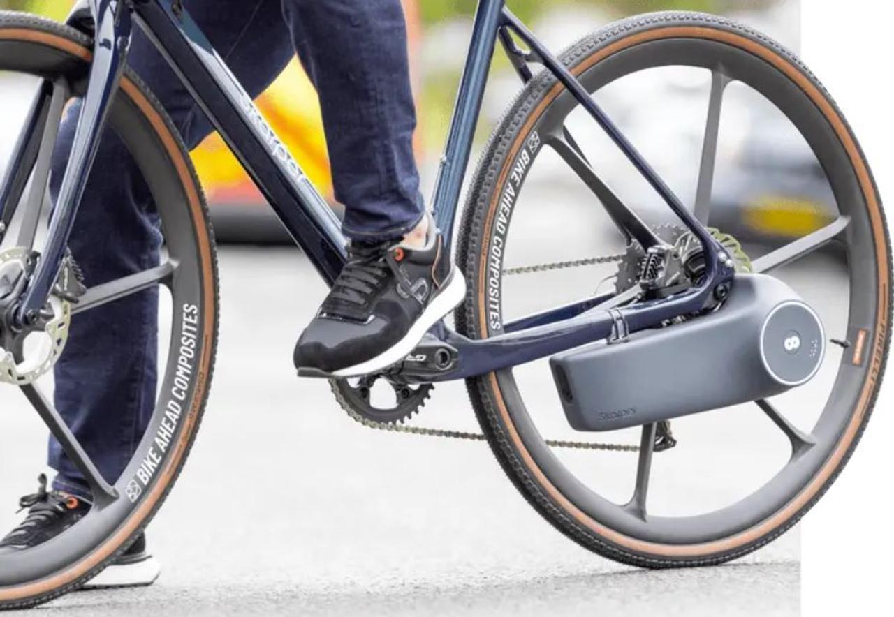Комплект Skarper превращает обычный велосипед в электрический, через дисковый тормоз